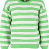 Danegold 3D Knit Sweater Bright Green/Chalk