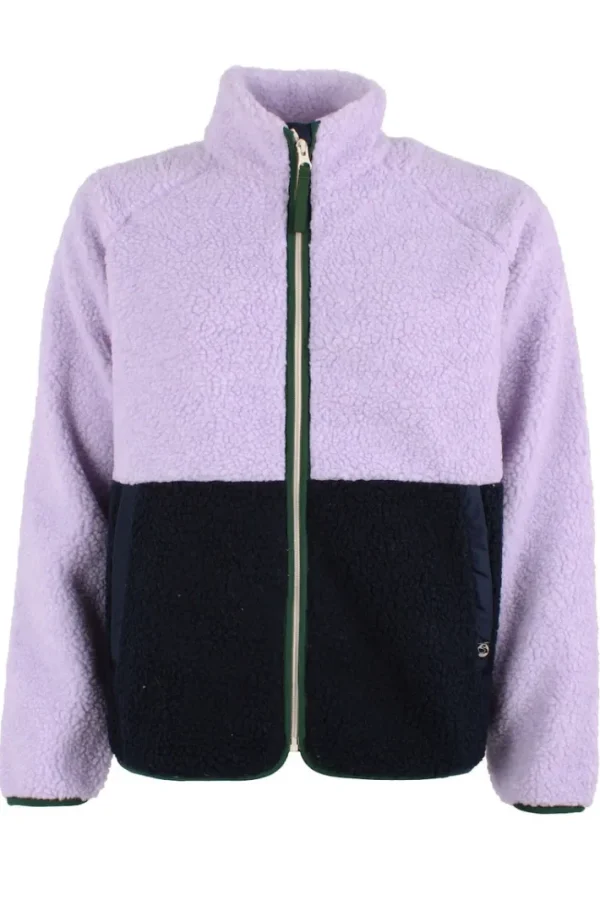 Danegreatness Fleece Jacket Light Viola/Dk Navy