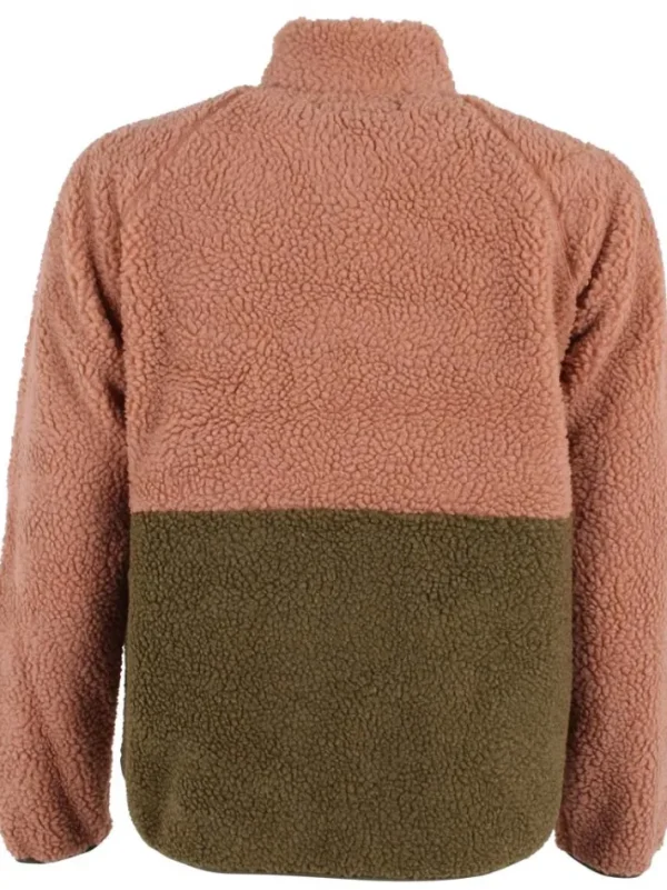 Danegreatness Fleece Jacket Antique Rose/ Khaki