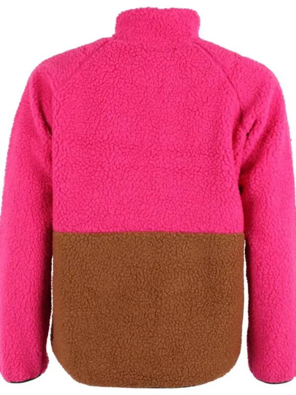 Danegreatness Fleece Jacket Bright Pink/Tobacco