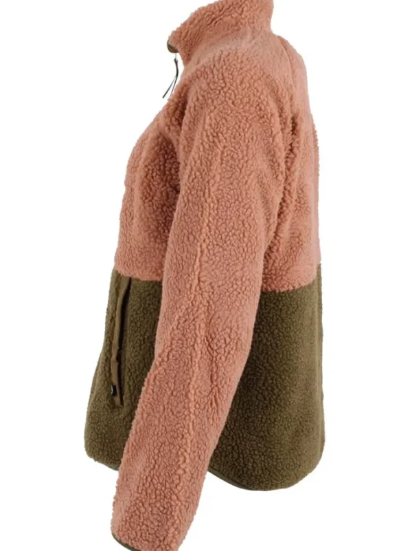 Danegreatness Fleece Jacket Antique Rose/ Khaki