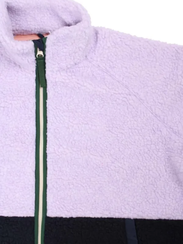 Danegreatness Fleece Jacket Light Viola/Dk Navy