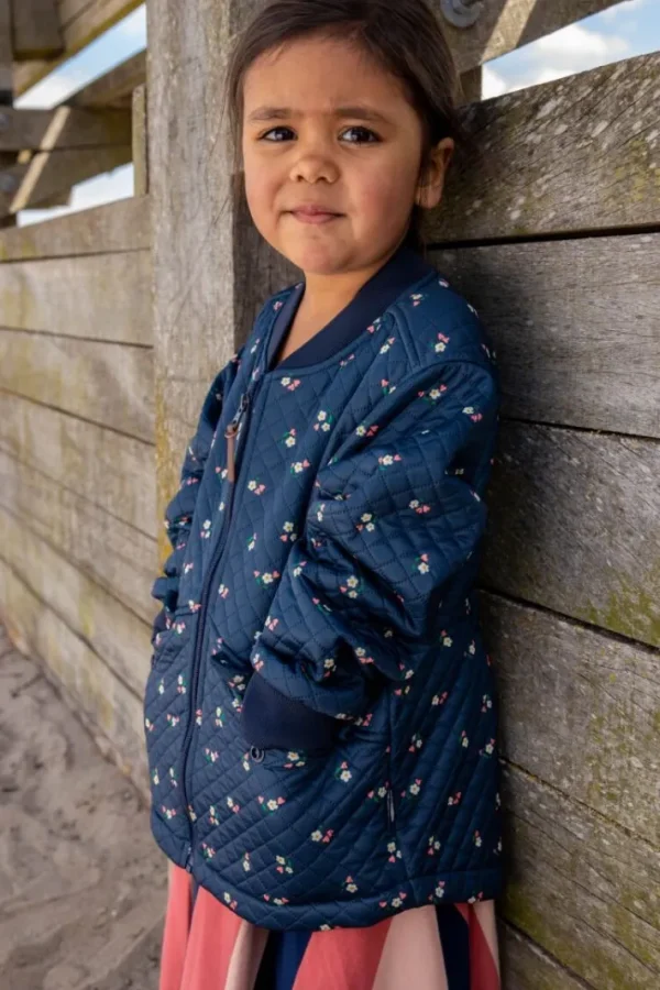 Danegretel Thermo Jacket Navy MINIFLOWER