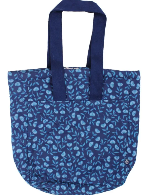 Danegry Tote Bag Cold Blue BIG FLEURIE