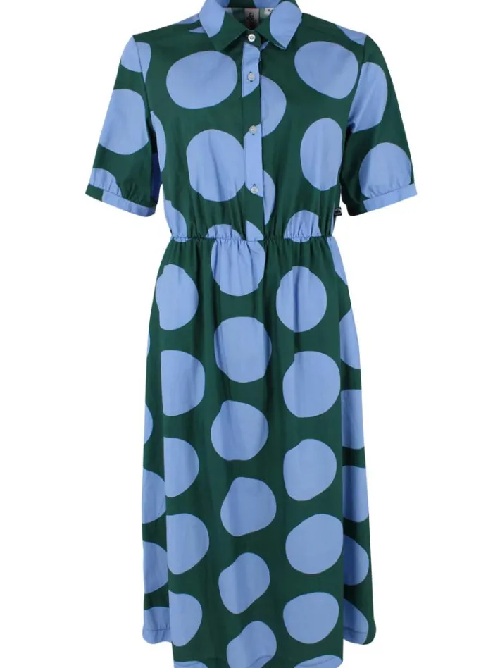 daneguldhorn_smooth_popli_6.webp Daneguldhorn Smooth Poplin Dress Verde DREAMYDOTS