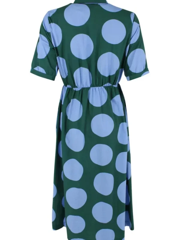 Daneguldhorn Smooth Poplin Dress Verde DREAMYDOTS