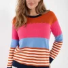 Danehappy Cotton Knit Sweater Light Rust MULTI