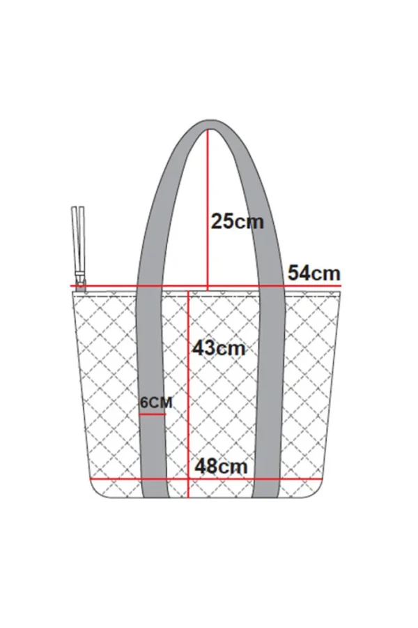 Danehelping Handbag Grey Marine BOTANICAL