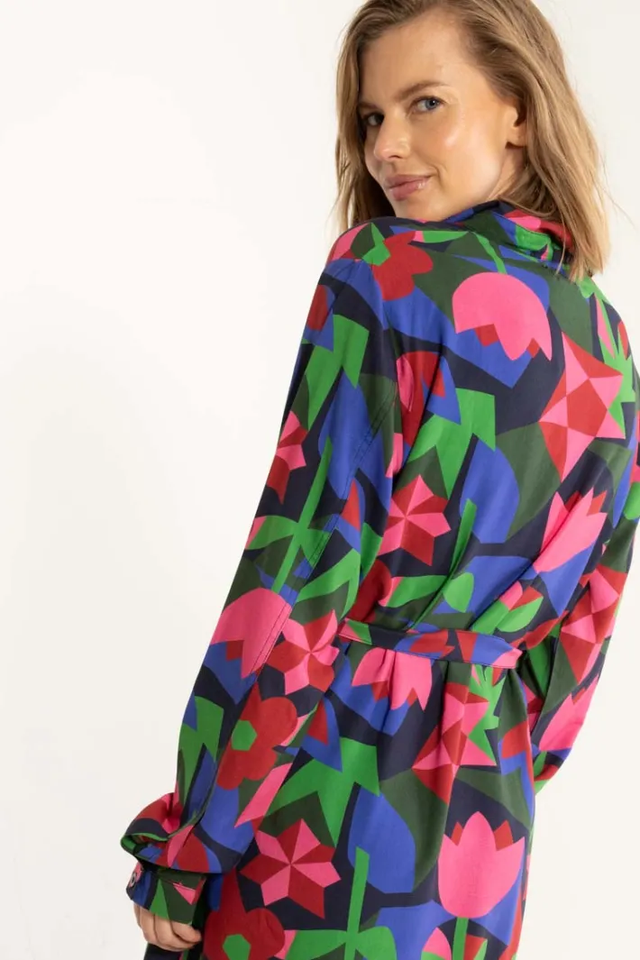 daneheritage_viscose_dres_1.webp Daneheritage Viscose Dress Dark Navy GEOFLEUR