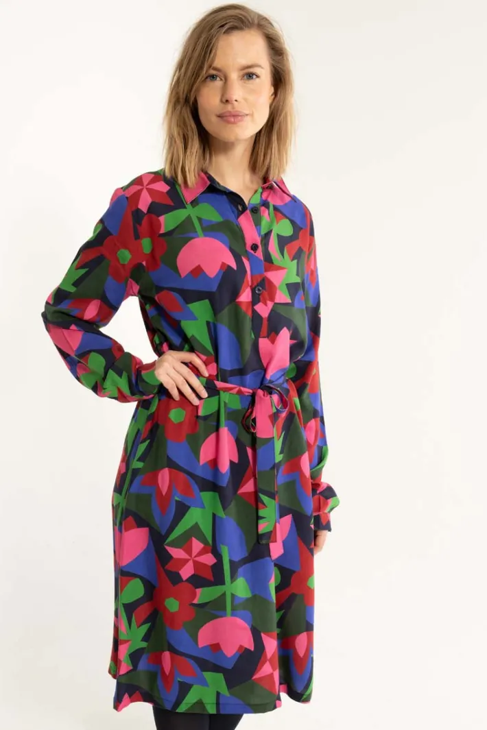 daneheritage_viscose_dres_8.webp Daneheritage Viscose Dress Dark Navy GEOFLEUR