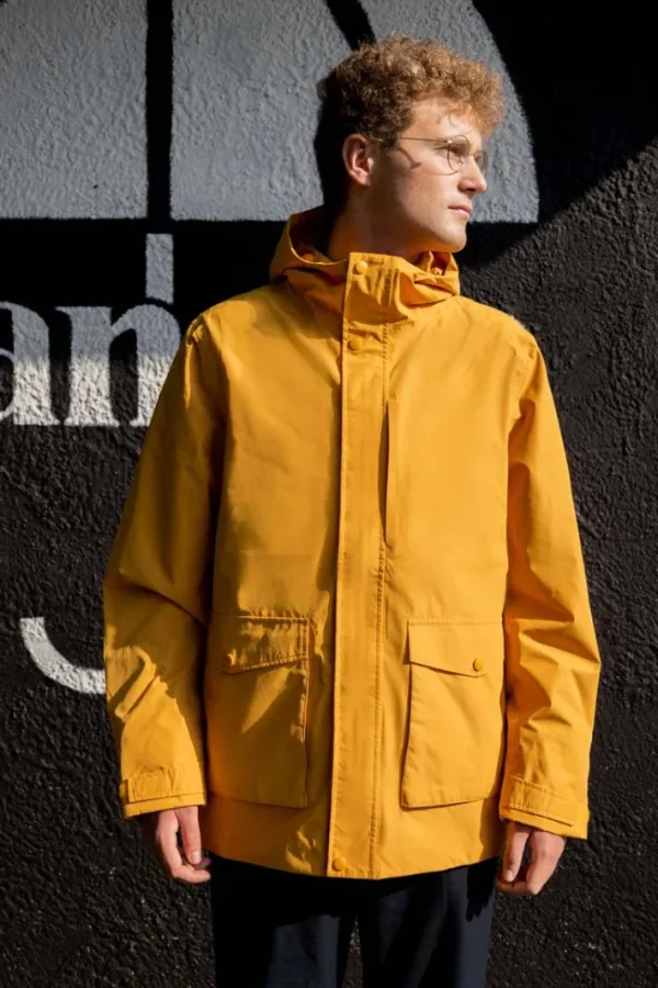 Danehirtshals Rain Jacket Dark Yellow
