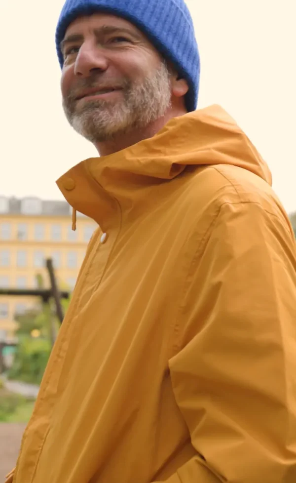 Danehirtshals Rain Jacket Dark Yellow