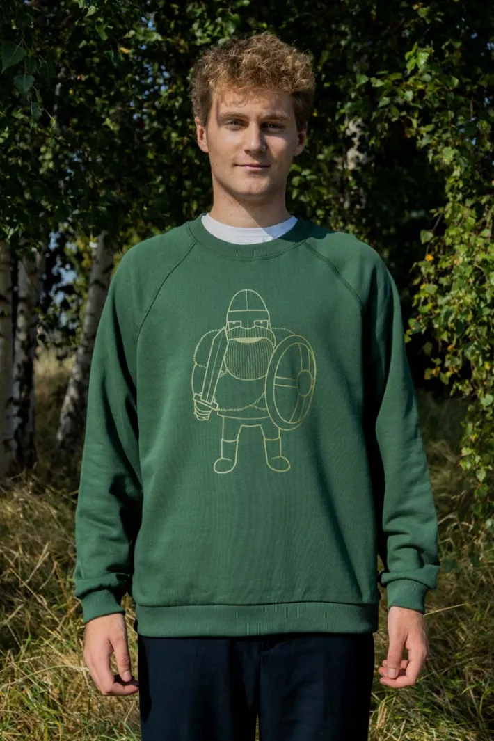 danehjalmer_crew_neck_swe_2-1.webp Danehjalmer Crew Neck Sweat Deep Green HARALD