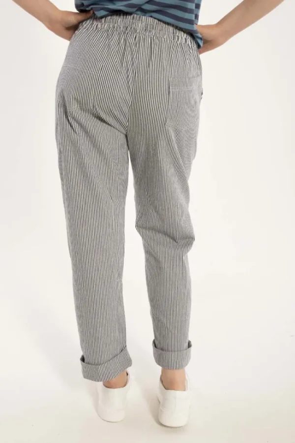 Daneholm Light Canvas Pants Milkboy Stripe