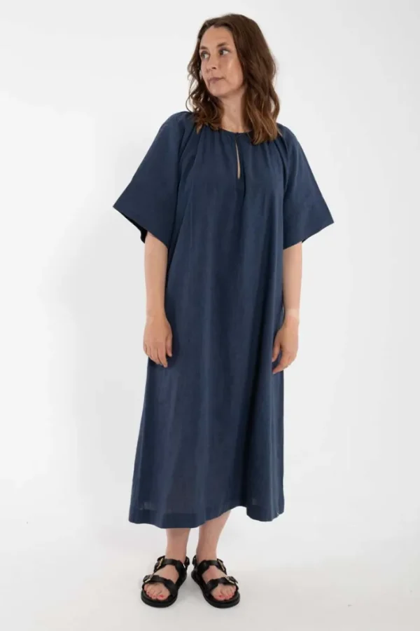 Danehostess Chambrey Dress Dark Chambrey