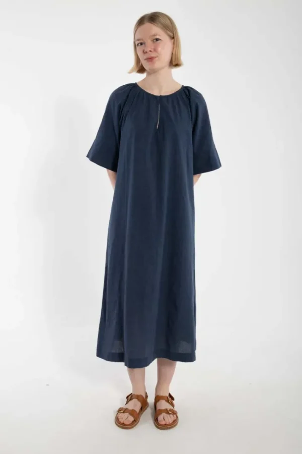 Danehostess Chambrey Dress Dark Chambrey