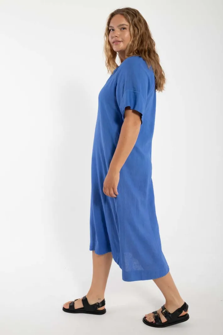 danehostess_modal_linnen__2.webp Danehostess Modal Linnen Dress Cold Blue