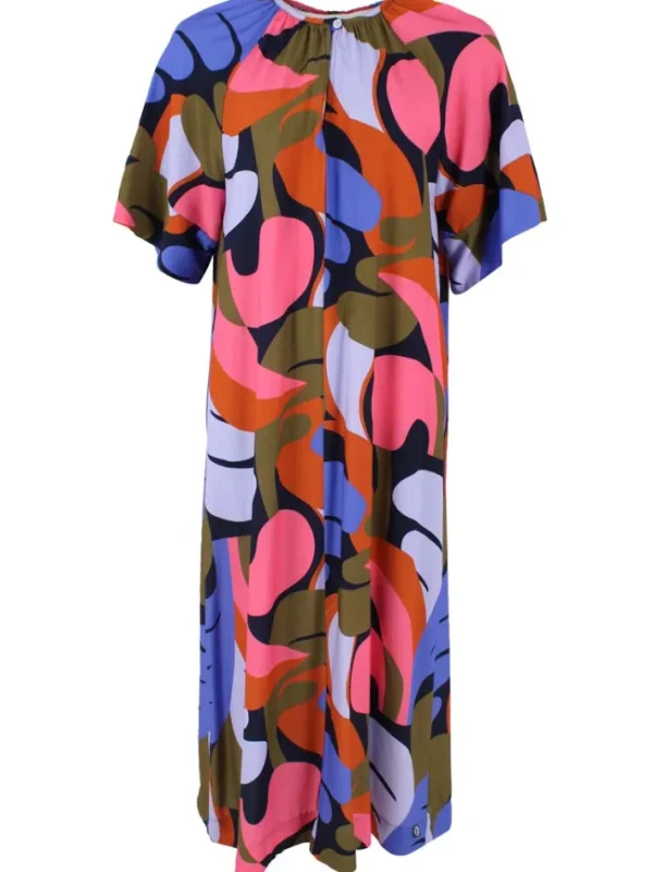 Danehostess Viscose Dress Dk Navy TROPS