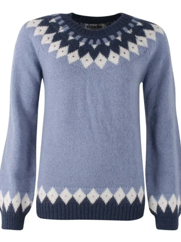 Danehot Stove Mohair Sweater Porcelaine/Chalk/Marine