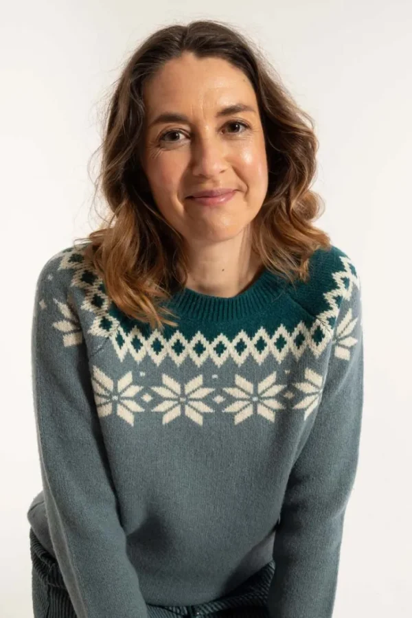 Danehytte Wool Sweater Blue Grey