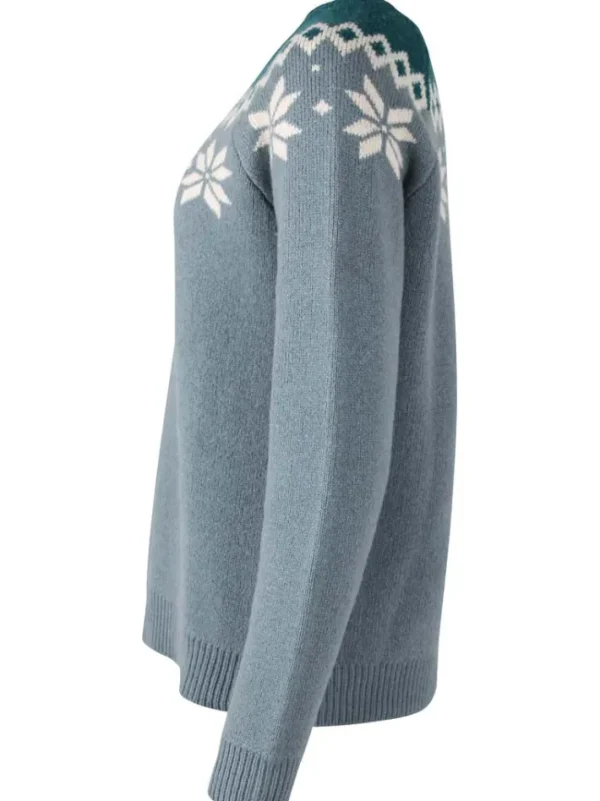 Danehytte Wool Sweater Blue Grey