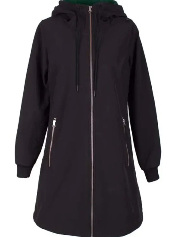 Danejane Softshell Black (khaki fleece)