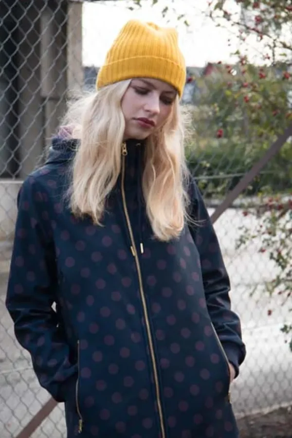 Danejane Softshell Dark Night/Grey Plum DOTS