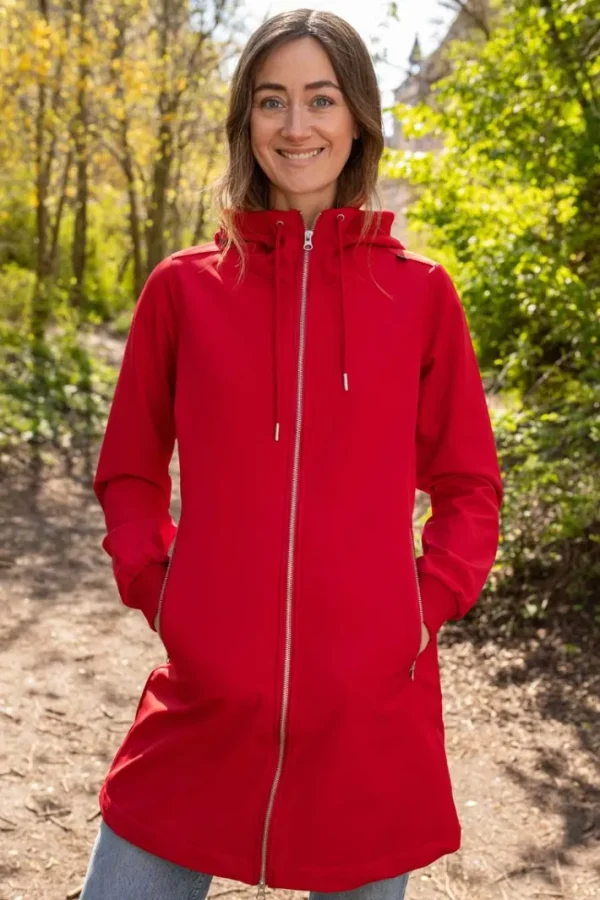 Danejane Softshell Dk Red