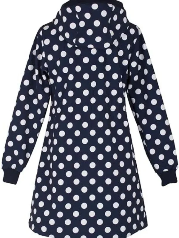 Danejane Softshell Navy/Offwhite DOTS