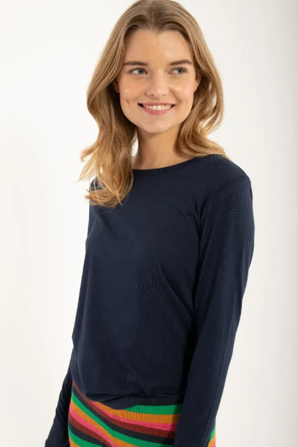 Danejubii LS Modal Tee Dk Navy