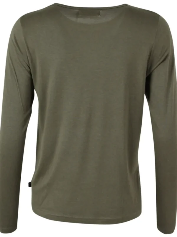 Danejubii LS Modal Tee Dk Army