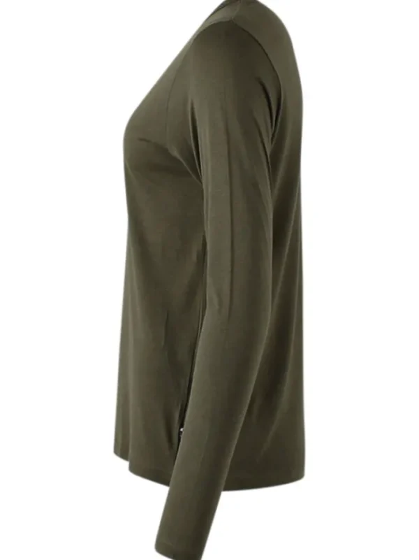 Danejubii LS Modal Tee Dk Army