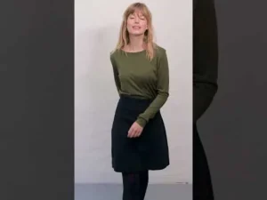 Danejubii LS Modal Tee Dk Army