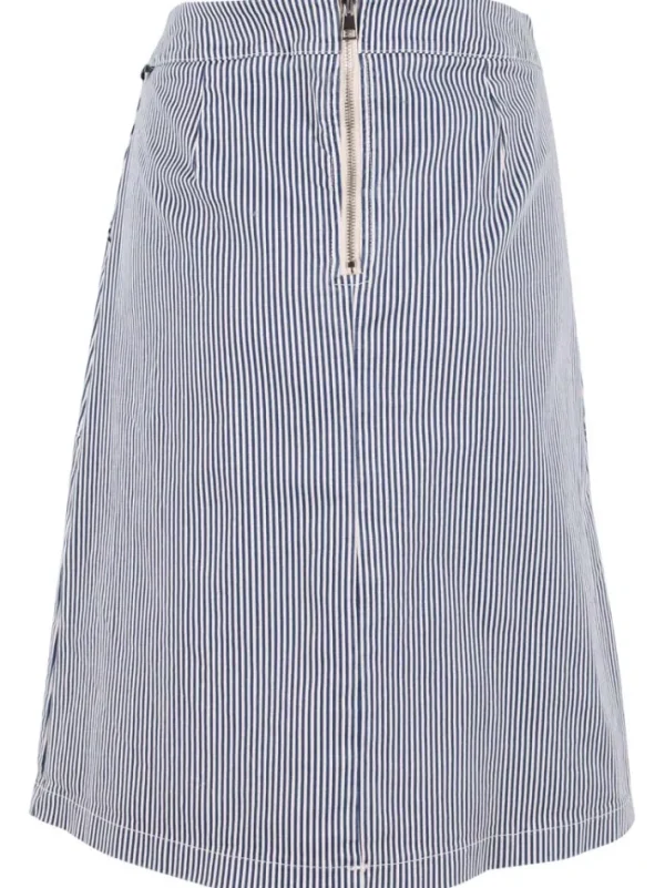 Danekage Stretch Canvas Skirt Dk Navy/Chalk