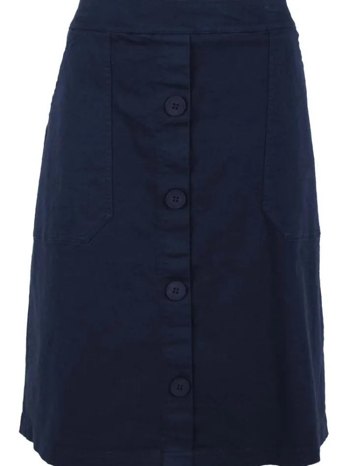 danekage_stretch_twill_sk_0.webp Danekage Stretch Twill Skirt Dk Navy