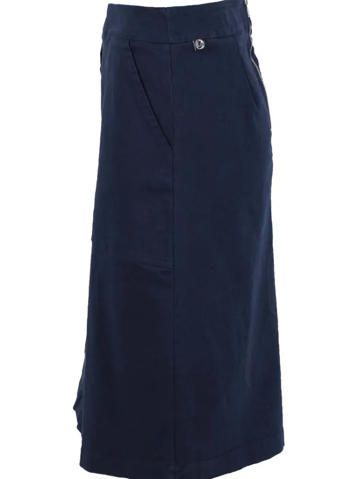danekage_stretch_twill_sk_2.webp Danekage Stretch Twill Skirt Dk Navy