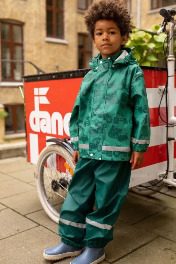 Danekarl Rain Set Teal/Dk Teal