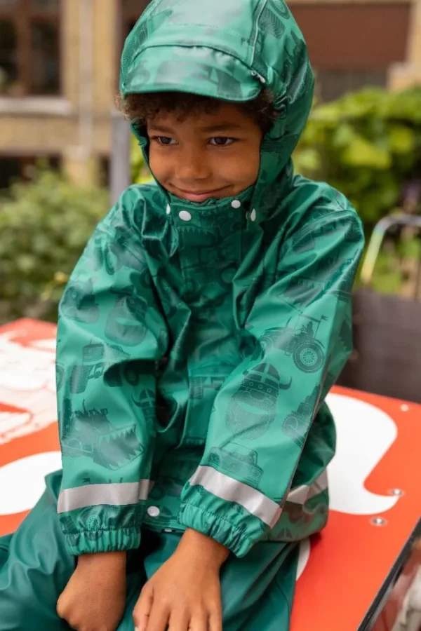 Danekarl Rain Set Teal/Dk Teal