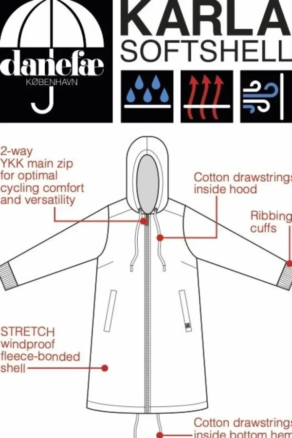 Danekarla Softshell Warm Khaki