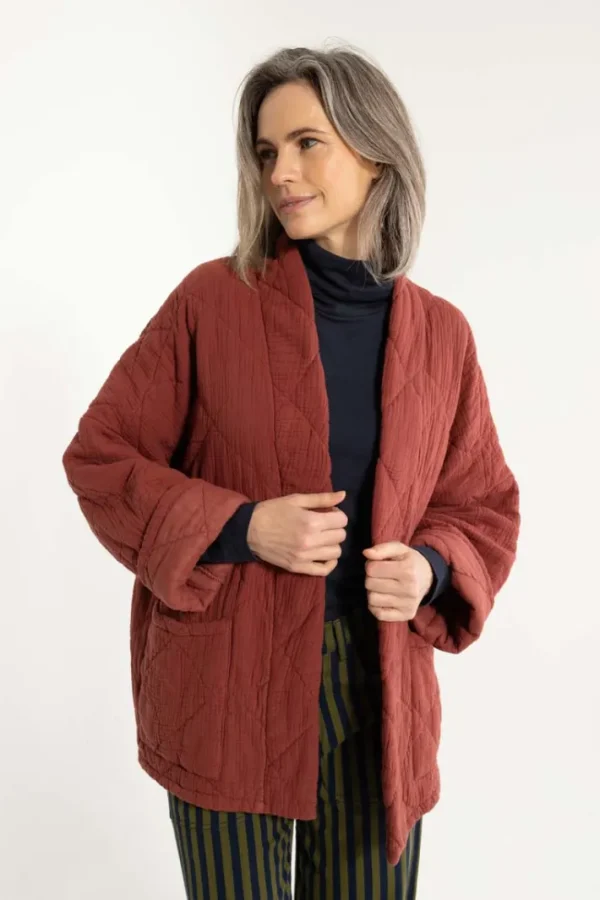 Danekatrin Quilt Jacket Swedish Red