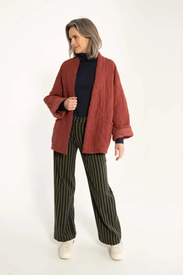 Danekatrin Quilt Jacket Swedish Red