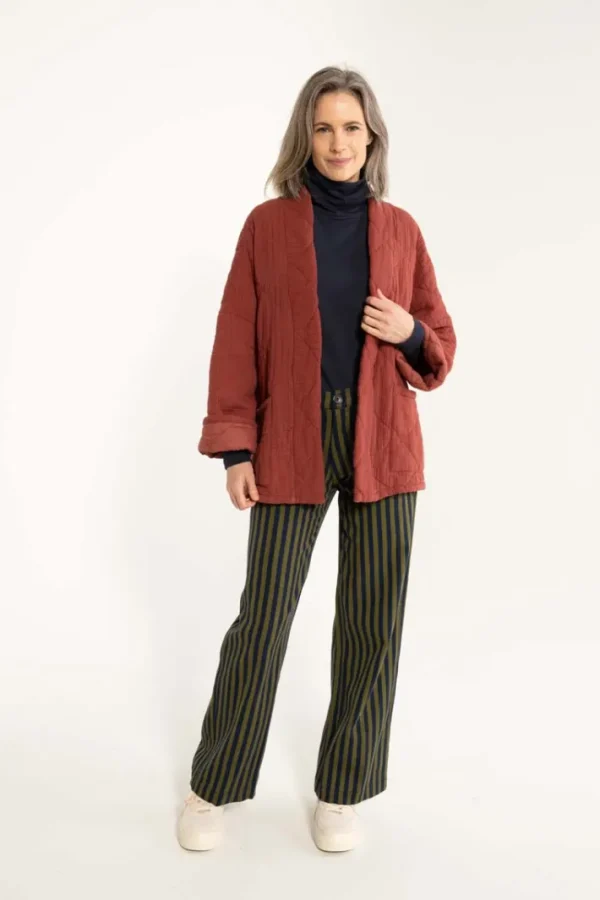 Danekatrin Quilt Jacket Swedish Red