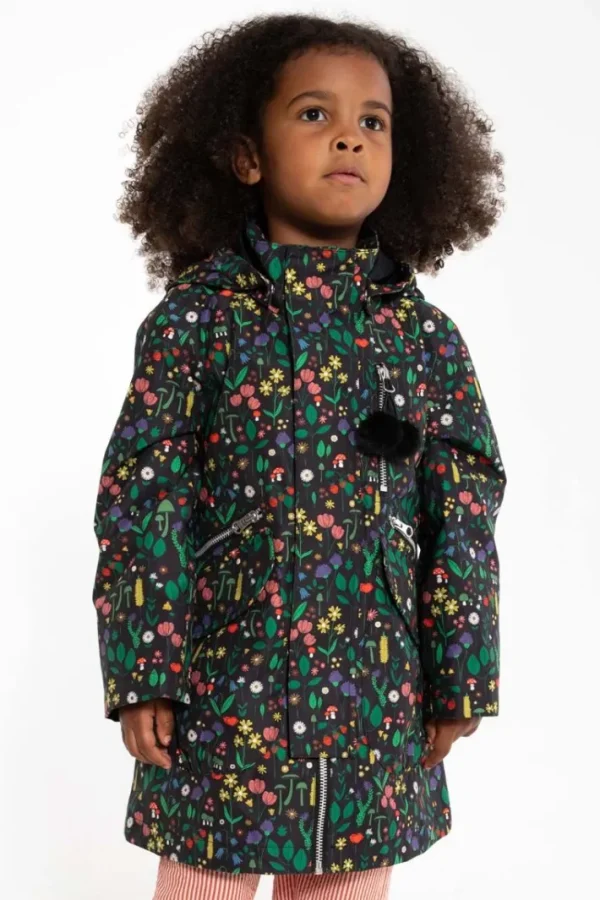 Danekirstine Midseason Jacket Black BOTANICAL