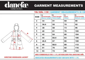 Danekirstine Midseason Jacket Icy Hot