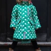 Danekirstine Winter Jacket Green/chalk DOTS