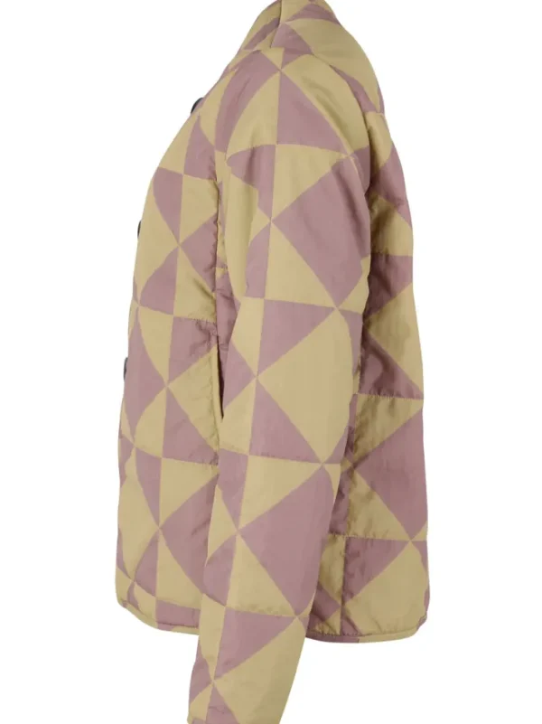 Daneland AOP Thermo Jacket Dk Rose Beige/Beige DIAMETRIC