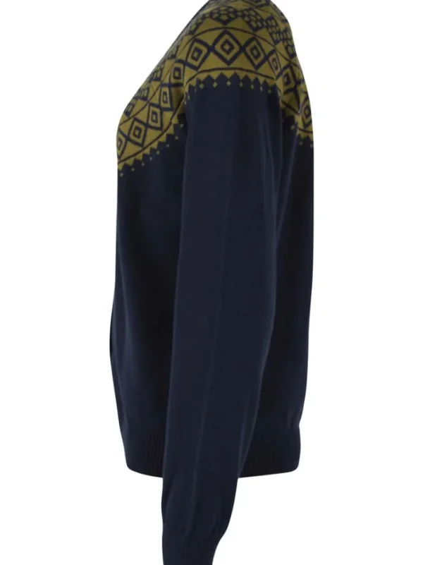 Danelarvik Cotton Knit Cardigan Dark Navy