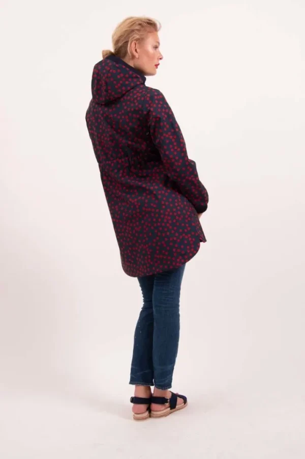 Danelaura Softshell Navy/Red FUNDOTS