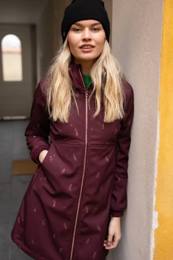 Daneline Softshell Dark bdx/grey rose MARKBLOMST