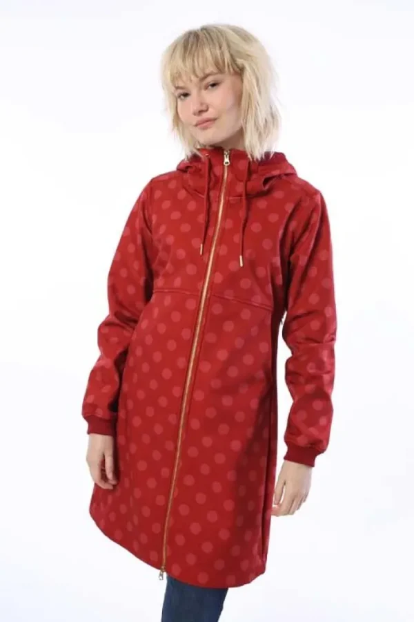 Daneline Softshell Dark Brick/Cold Rose FUNDOTS